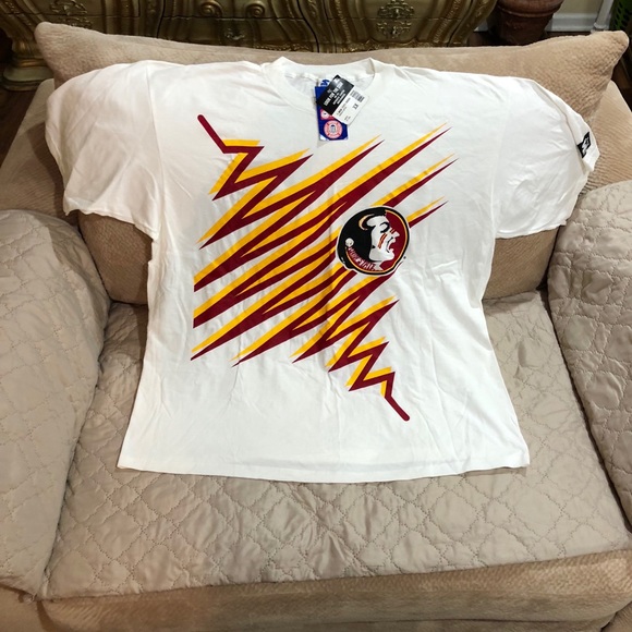 Starter Authentic New White 100%Cotton T Shirt - Picture 1 of 3